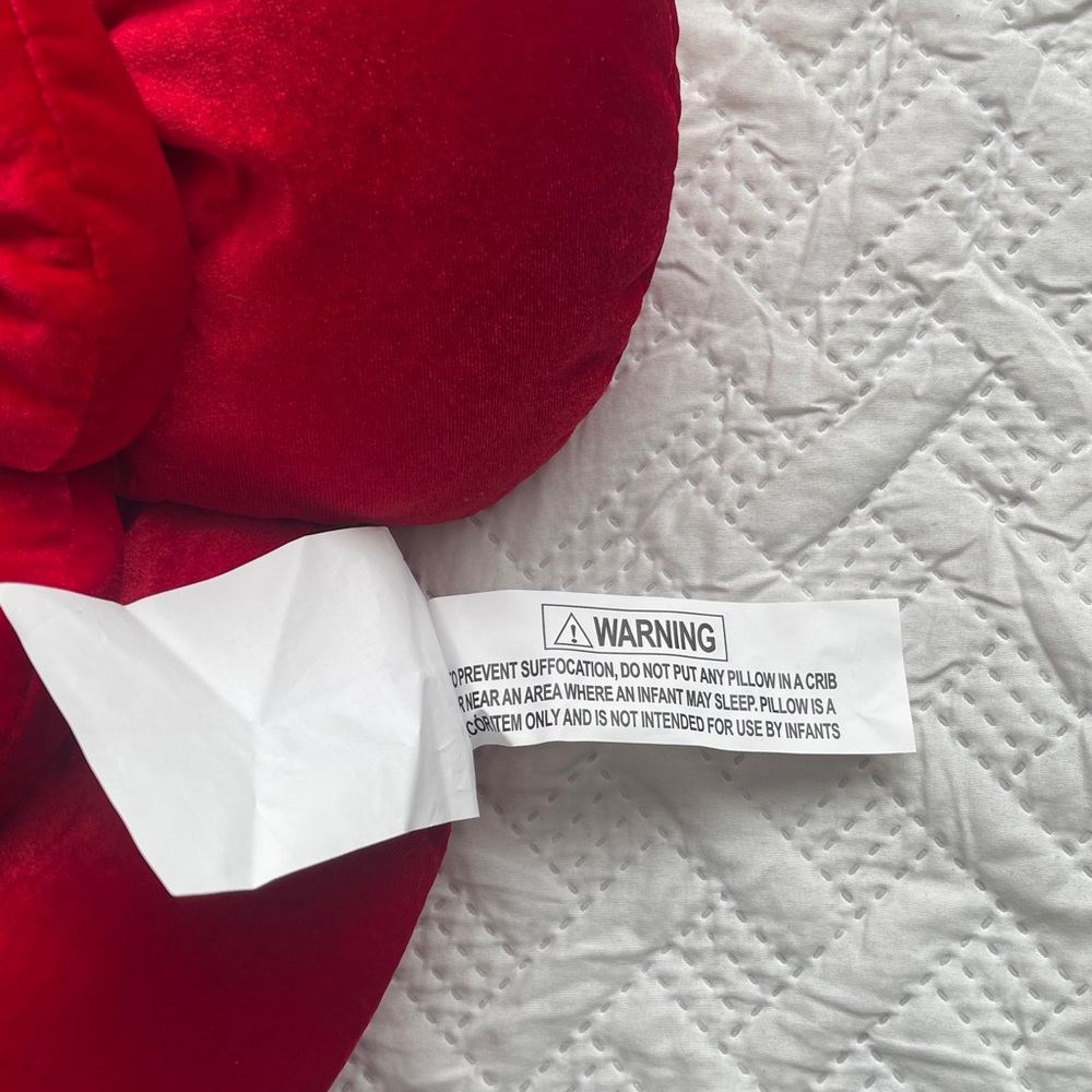 Joyward Red Flower Pillow - Picture 7 of 7
